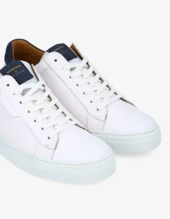 schmoove Baskets de ville Homme Spark Clay M Blanc Cuir
