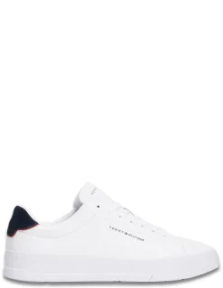 tommy hilfiger Baskets de Ville Homme th court lth detail Blanc Cuir