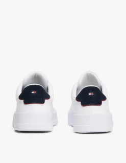tommy hilfiger Baskets de Ville Homme th court lth detail Blanc Cuir