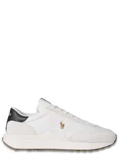 Clearance ralph lauren Baskets de ville homme train 89 blanc