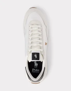 Clearance ralph lauren Baskets de ville homme train 89 blanc