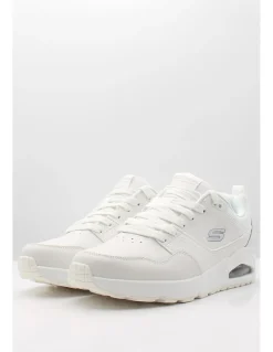 Outlet skechers Baskets de ville homme uno - retro one blanc
