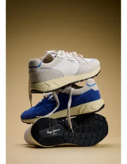 Best pepe jeans Baskets de Ville Marlon Divided White