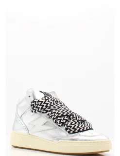 Hot semerdjian Baskets de ville montante femme braga silver