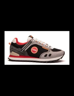 Discount colmar Baskets de Ville Travis Sport Click - Noir/Rouge/Gris