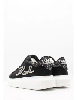 Hot karl lagerfeld Baskets Femme Kapri Signia Rhinestone Lo Black/Strass