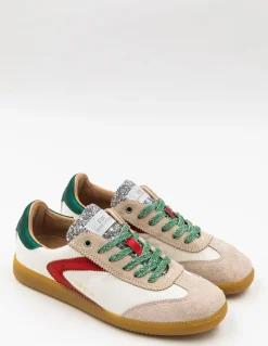 Online 0-105 Baskets Femme nova red green