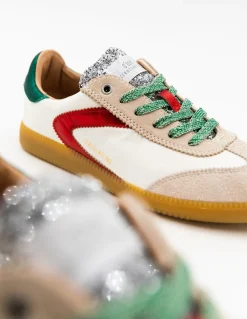 Online 0-105 Baskets Femme nova red green
