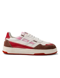 New caval Baskets Femme Playground White/ Pink/ Red/ Brown