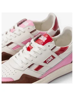 New caval Baskets Femme Playground White/ Pink/ Red/ Brown