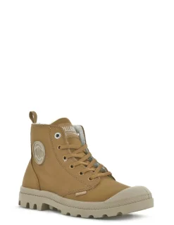 New palladium baskets fourrées femme pampa hi zip nubuck marron