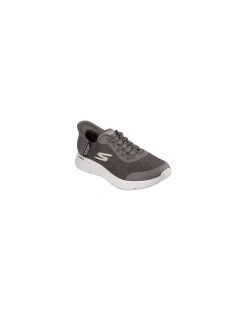 Outlet skechers Baskets Homme Go Walk Flex - Hands Up Marron