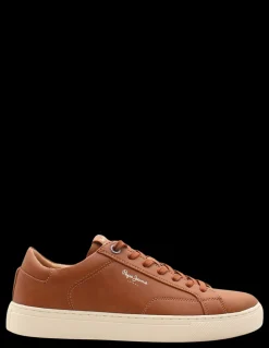 Outlet pepe jeans Baskets Homme joe basic Cognac