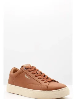 Outlet pepe jeans Baskets Homme joe basic Cognac