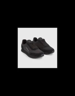 Clearance calvin klein Baskets Homme Retro Runner Iconic Noir