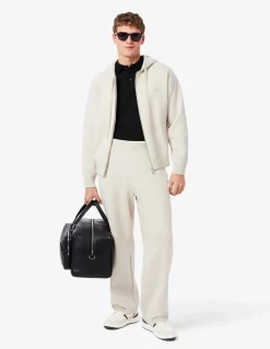 Sale lacoste Baskets t-clip set 224 4 sma homme blanc et beige