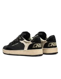 Discount crime london Baskets Tendance Femme Chelsea noir/or