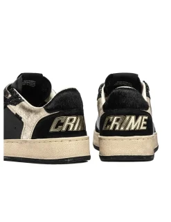 Discount crime london Baskets Tendance Femme Chelsea noir/or