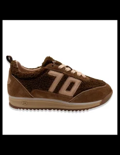 Sale back 70 Baskets Tendance Femme Jogger Sable/Marron Moumoute