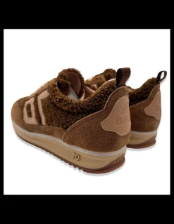 Sale back 70 Baskets Tendance Femme Jogger Sable/Marron Moumoute