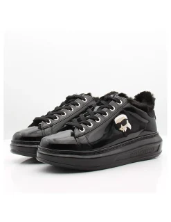 New karl lagerfeld Baskets Tendance Femme Kapri Shine Lo Lined vernis
