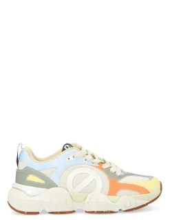 Clearance no name Baskets tendance femme krazee runner blanche/multicolore