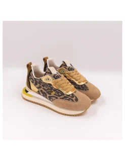 Discount 0-105 Baskets Tendance Femme Lenox Léopard