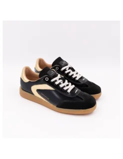 Best 0-105 Baskets Tendance Femme Nova Cuir Vernis Noir