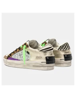 crime london Baskets Tendance Femme sk8 deluxe multicolor
