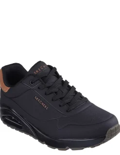 Best skechers Baskets Ville Homme Uno - suited on air black