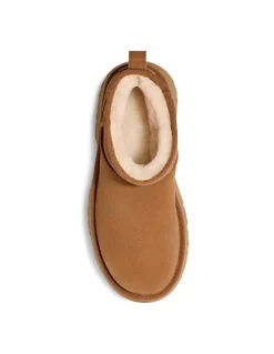 Sale ugg Boots Compensées Classic Ultra Mini New Heights Chesnut