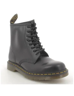 Clearance dr martens boots femme 1460 cuir smooth noir