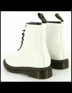 Best dr martens boots femme 1460 cuir verni blanc