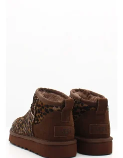 New ugg Boots femme classic ultra mini caspian burnt cedar