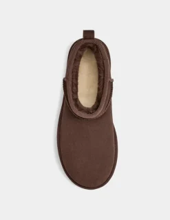 Outlet ugg Boots Femme classic ultra mini platform burnt cedar