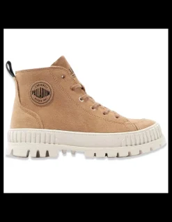 Hot palladium Boots Femme Pallashock Zip Warm Camel