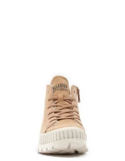 Hot palladium Boots Femme Pallashock Zip Warm Camel