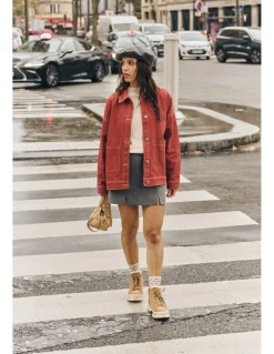 Hot palladium Boots Femme Pallashock Zip Warm Camel