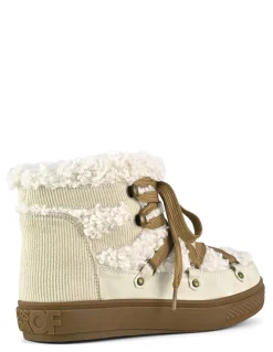 Best colors of california Boots Femme snowboot fur and velvet beige