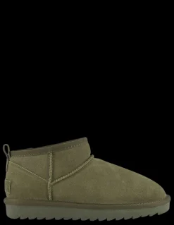 Best colors of california Boots Fourrées short winter boot in suede kaki