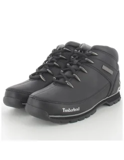 Sale timberland boots homme euro sprint black reflec cuir noir