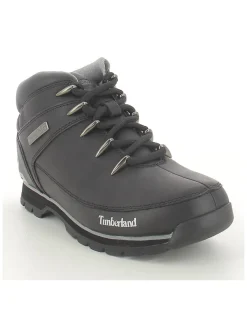 Sale timberland boots homme euro sprint black reflec cuir noir