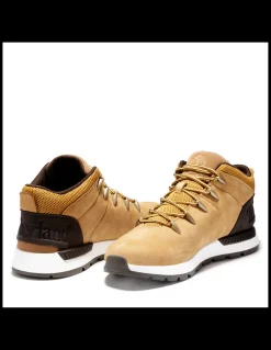 Hot timberland boots homme euro sprint trekker wht nubuck jaune