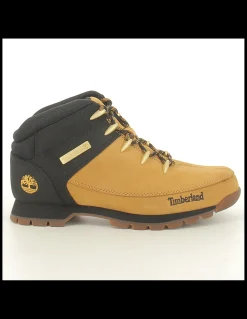 Clearance timberland boots homme euro sprint wheat/blk nubuck jaune/noir