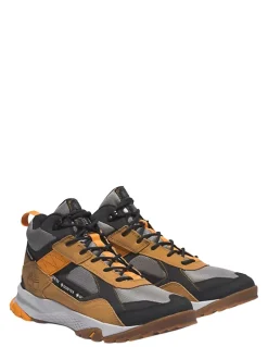 Best timberland boots homme lincoln peak mid gtx wht daim marron/jaune/noir/blanc