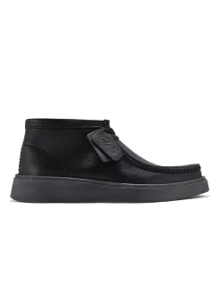 Sale clarks Boots Homme torview hi black leather