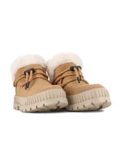 Online palladium Boots Pallashock Lo Hiver Femme Beige