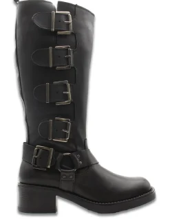 New goodstep Bottes Femme cassandra Cuir Noir