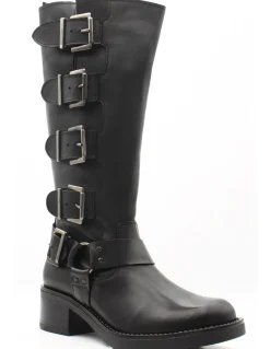 New goodstep Bottes Femme cassandra Cuir Noir