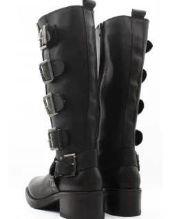 New goodstep Bottes Femme cassandra Cuir Noir